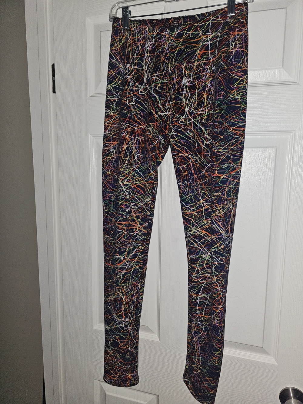 Just Cozy Multicolor Scribble Print Leggings
